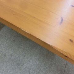 木製 折りたたみテーブル 幅90×69 座卓 折れ脚テーブル ちゃぶ台 センターテーブル ローテーブル 札幌 西野店の画像