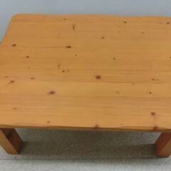 木製 折りたたみテーブル 幅90×69 座卓 折れ脚テーブル ちゃぶ台 センターテーブル ローテーブル 札幌 西野店の画像