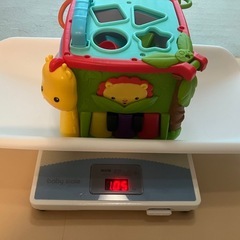 タニタ デジタルベビースケール 愛情 1584 ホワイトの画像