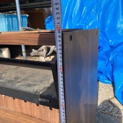 ジャンク SONY レコード棚 オーディオ棚 リメイク 材料の画像