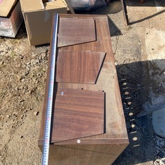 ジャンク SONY レコード棚 オーディオ棚 リメイク 材料の画像