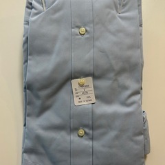 未使用TRUSSARDIトラサルディ長袖ワイシャツ長袖メンズシャツ長袖シャツトップス紳士服レギュラーカラーライトブルー水色系青色系無地綿100％襟回り42-ゆき78メンズmen男性用紳士製品タグの画像