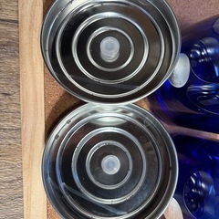 ガラス製キャニスター　2個セットの画像