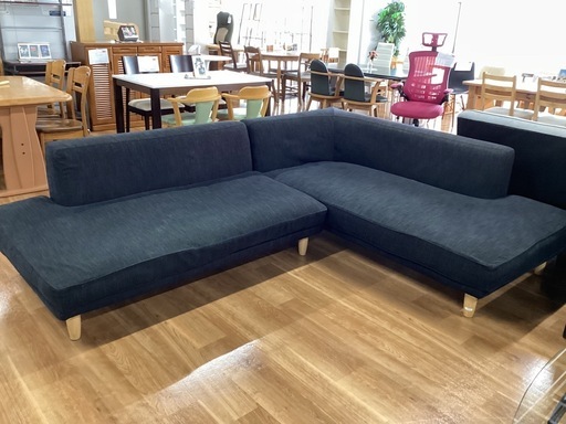 Ｌ字型ソファ【町田市再生家具】252319