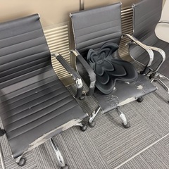 【ジャンク品】オフィスチェア3脚せっとセットの画像