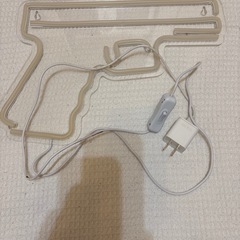 ブルーガン型 LEDネオンライト USB給電 インテリア照明の画像