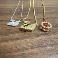 スワロフスキー　ネックレスの画像