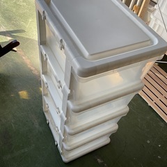 収納ケース　4段　中古の画像