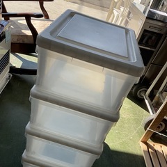 収納ケース　4段　中古の画像