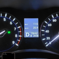 12月まで！33万美車！フーガハイブリッド　手元の画像