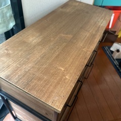 【直接渡¥5000】salut! アイアンウッド 5ドロワーマルチラック サリュの画像