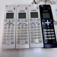 brother ブラザー 増設子機 BCL-D120K 充電台付き 4点セット（白3台・黒1台）の画像