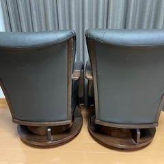 回転椅子 2台 おまとめ 傷あり 椅子  チェアの画像