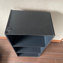 11/30まで❗️3段カラーボックス　黒の画像