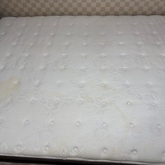  【シミあり】ニトリ Nスリープ H3-CR トッパー付 ダブルサイズ マットレス 一体型／寝心地ふかふか💤 の画像