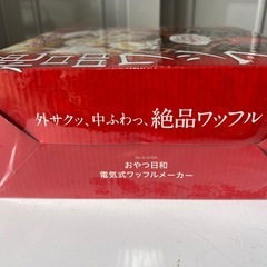 未使用　電気式ワッフルメーカーの画像