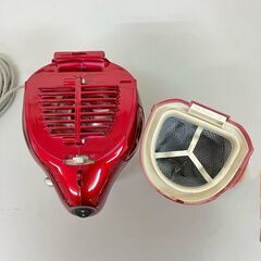 stp-3548　ハンディクリーナー　CT-348　シー・シー・ピー　コンパクト　キーボードブラシ付き　紙パック不要　掃除機　赤　レッド　クリーナーの画像