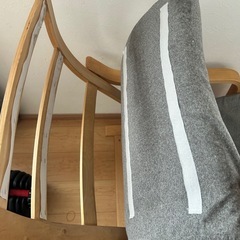 ニトリ パーソナルチェア オットマン付き アームチェア ソファーの画像