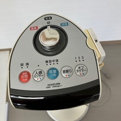 ファンヒーター冷風機　リモコン付きの画像