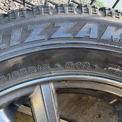 【取引中】アルミホイール付スタッドレスタイヤBRIDGESTONE175/65R15の画像