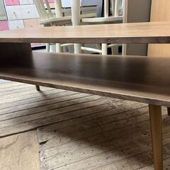 ニトリ センターテーブル ボクシーUV 9640 BR 幅85.6×奥40×高40 ローテーブル ブラウン☆札幌市 白石店 の画像