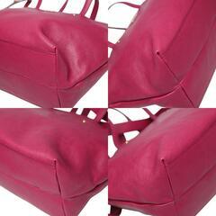 サルヴァトーレフェラガモ  ハンドバッグ ピンク  Salvatore Ferragamo ガンチーニ 無地の画像