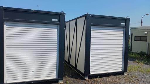 シャッター倉庫　バイク倉庫　倉庫　Panda3 1.6坪