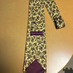 AREZZO BIANCONIのペイズリー柄のネクタイの画像