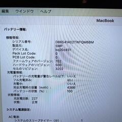 MacBook12　2015　CoreM　8GB　251GB　美品です！の画像
