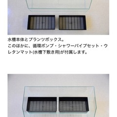 アクアポニックス　レグラスポニックス水槽　60センチの画像