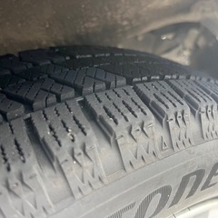 画像UP  
スタッドレスタイヤアルミ付き　155/65R14 　VRX2  2019年製の画像