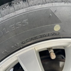 画像UP  
スタッドレスタイヤアルミ付き　155/65R14 　VRX2  2019年製の画像