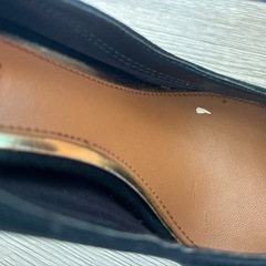 黒 スエード ポインテッドトゥ ハイヒールの画像