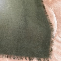 ボッテガヴェネタBOTTEGA VENETAボッテガベネタマフラーストールショールスカーフ緑色ウール100％縦136横134イタリア製ユニセックス男女兼用 レディースlady's LADYS女性用婦人ウィメンズwomen’sメンズmen’s男性用紳士の画像