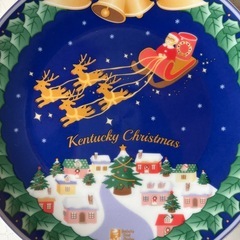 2015年　ケンタッキー　クリスマス絵皿の画像