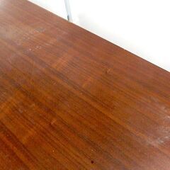 デスク 幅100cm テーブル ダンテ 作業台 机 PCデスク ブラウン系 ☆ 札幌市北区屯田 の画像