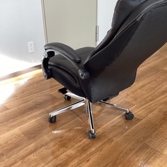 ワークチェア　リクライニング機能付き【町田市再生家具】252322の画像