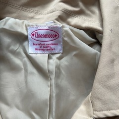 chocomocoベージュトレンチコートの画像