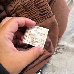 ピンク　ワイドパンツ　Mサイズの画像