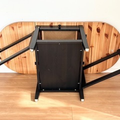 IKEA 折りたたみテーブル 高さ52cm 最大幅140cm 奥行き62cmの画像