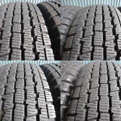 ブリヂストン　W300　145/80R12 80/78N LT　4本　9分溝2本と8〜9分溝2本　①の画像