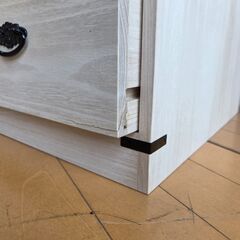 未使用訳あり 桐箪笥 3段 天然木 チェスト たんす キャスター付き　和ダンス 和タンス 和箪笥 桐タンス 桐たんすの画像