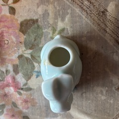 陶器うさぎ柄楊子入れの画像