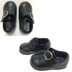 美品 COMME CA ISM コムサイズム フォーマルシューズ 14cm 黒 エナメル 入園式 卒園式 発表会 キッズの画像