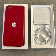 iPhoneSE3 64GB redREDの画像