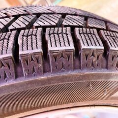 BRIDGESTONE スタッドレスタイヤ ダイハツ純正ホイール付き(155/65R14)4本セットの画像