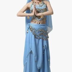 【新品未使用】ベリーダンス 4点セット　コスプレ衣装にも！の画像