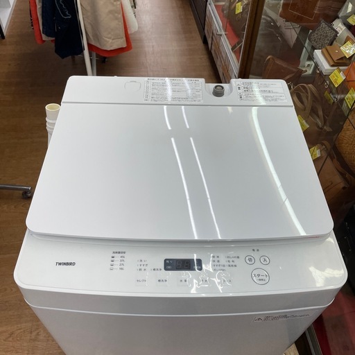 ☆ドリーム荒牧店☆ジモティー割引有☆【クリーニング済み】 ツインバード/5.5kg洗濯機/WM-EC55/2022年製 ☆ドリーム荒牧店☆ジモティー割引有☆【クリーニング済み