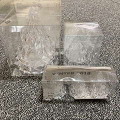 未使用に近い商品　IKEA LEDライトツリー 16cm+11cm+6cm クリスマスの画像