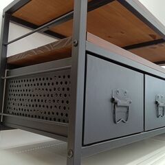 ★リユースのサカイ日立店★HJ8266  テレビ台 ブラウン/ブラック H50.5×D40×W120 クリーニング済み の画像